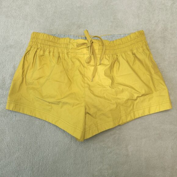 Free People Shorts Medium Yellow Lined Reflective Active Running Hot Girl Walk - Picture 4 of 13